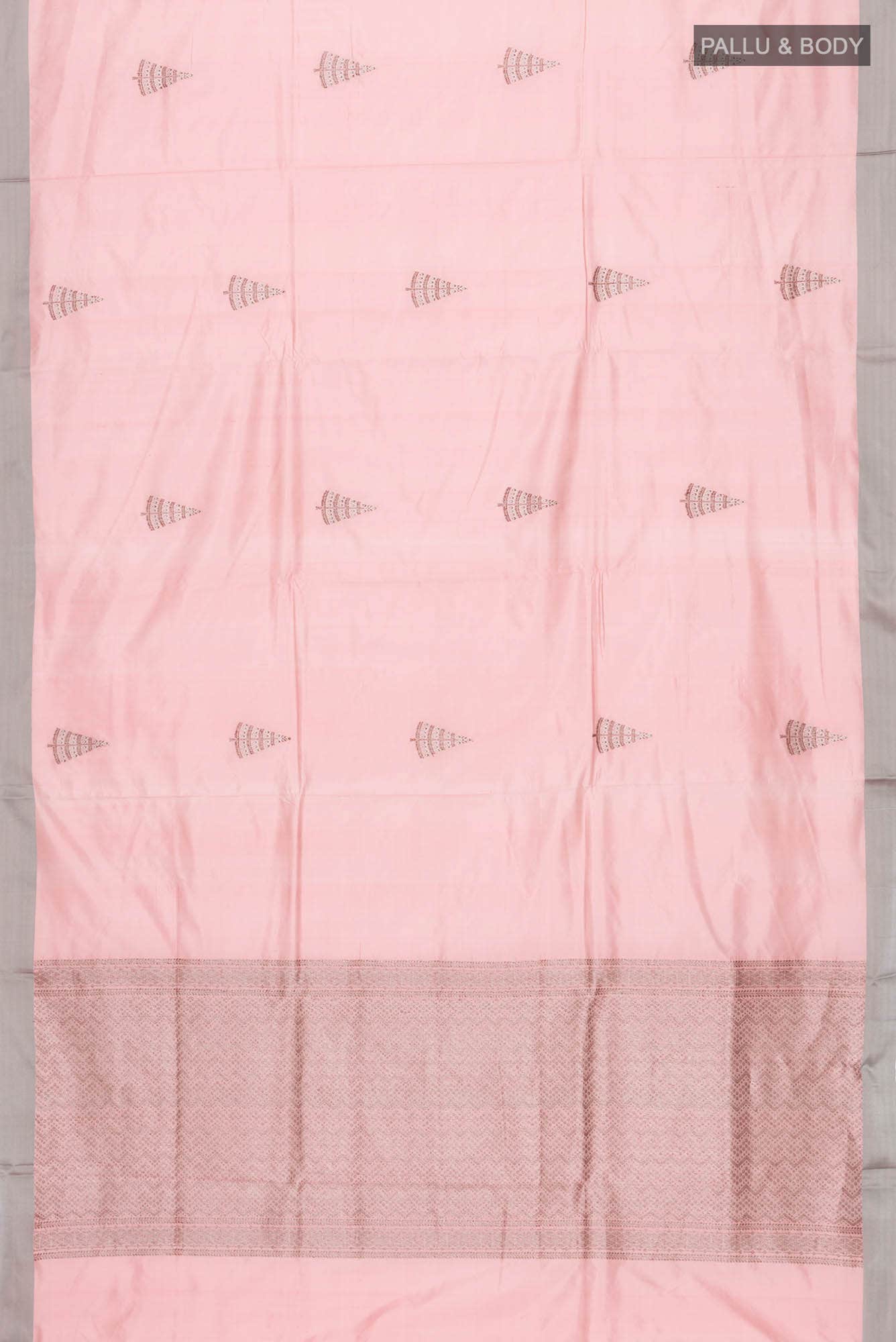 Pink Banarasi Silk Saree