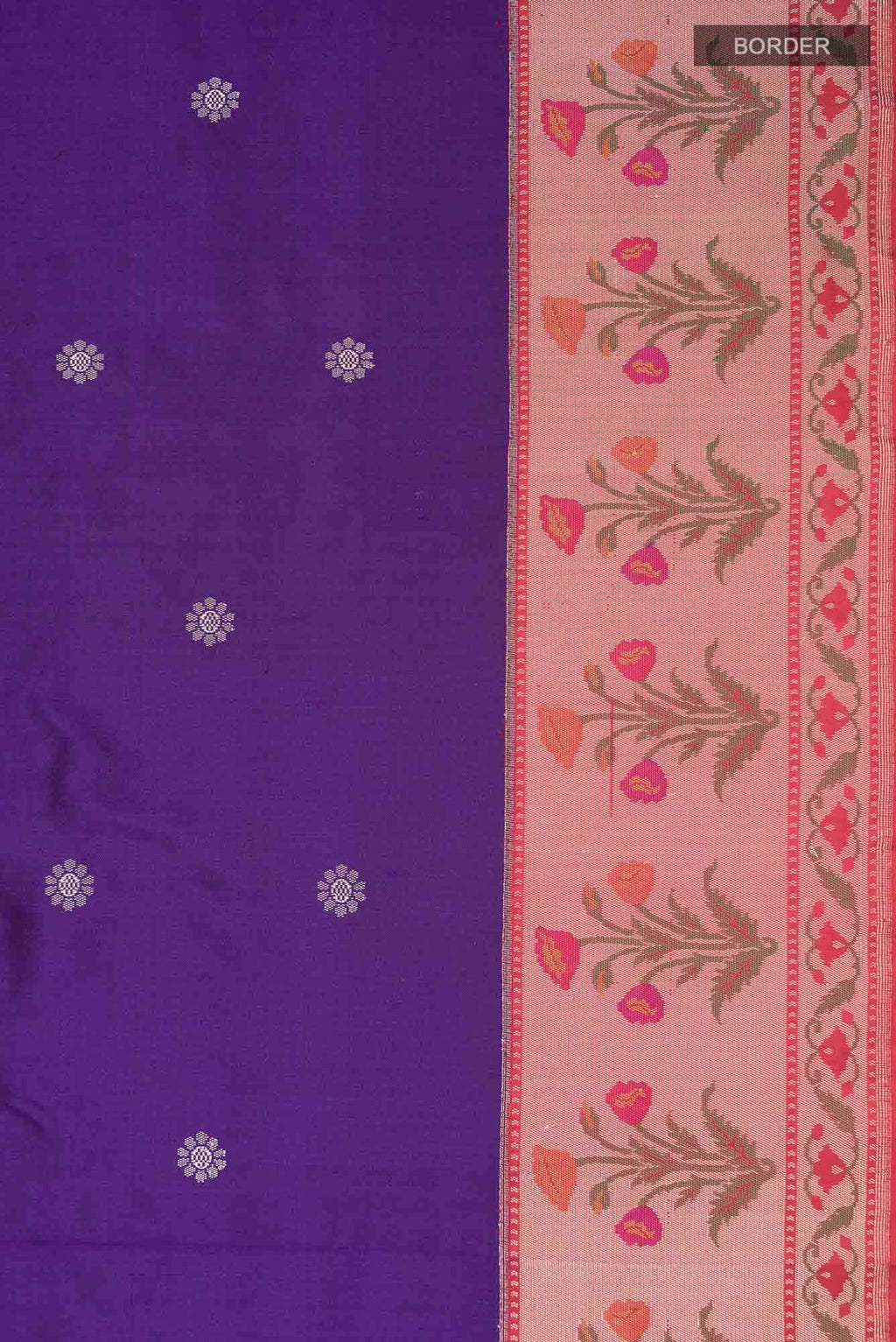 Blue Banarasi Silk Saree