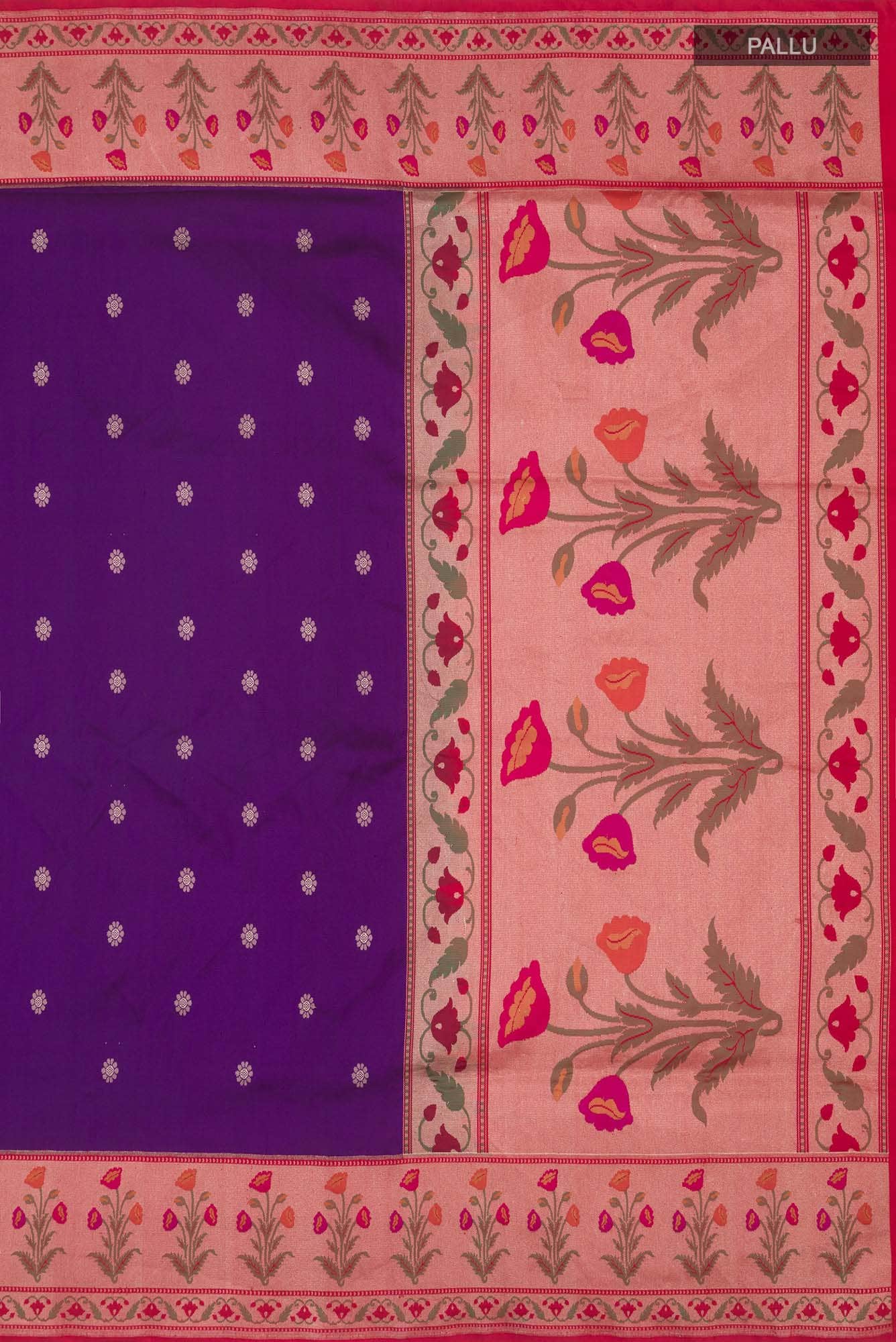 Blue Banarasi Silk Saree