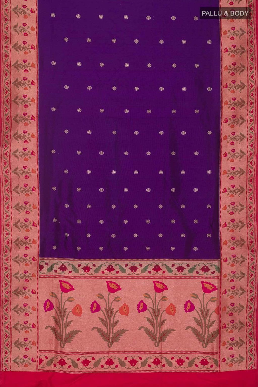 Blue Banarasi Silk Saree