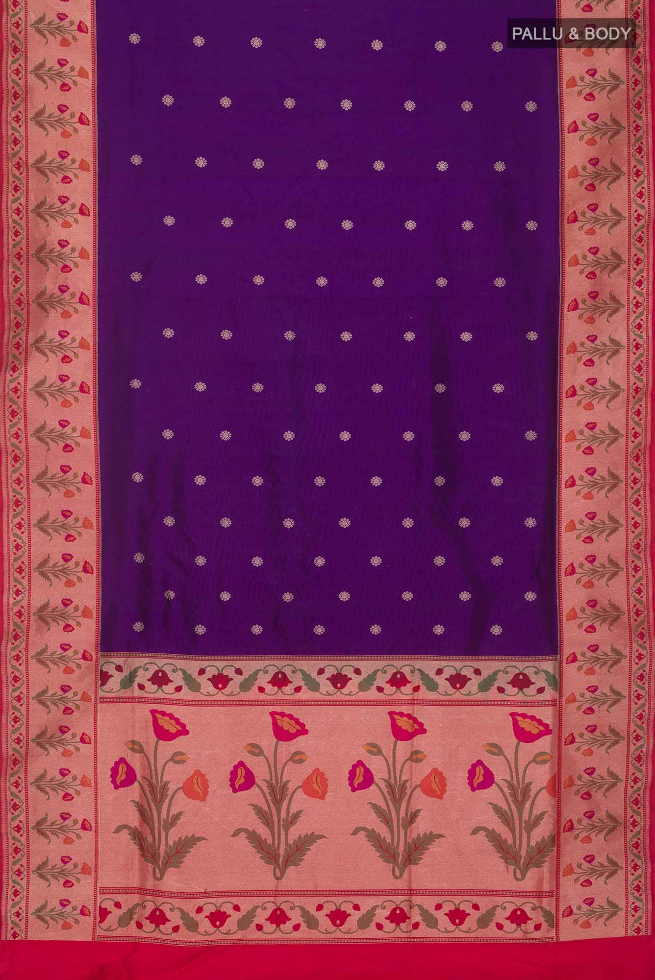 Blue Banarasi Silk Saree