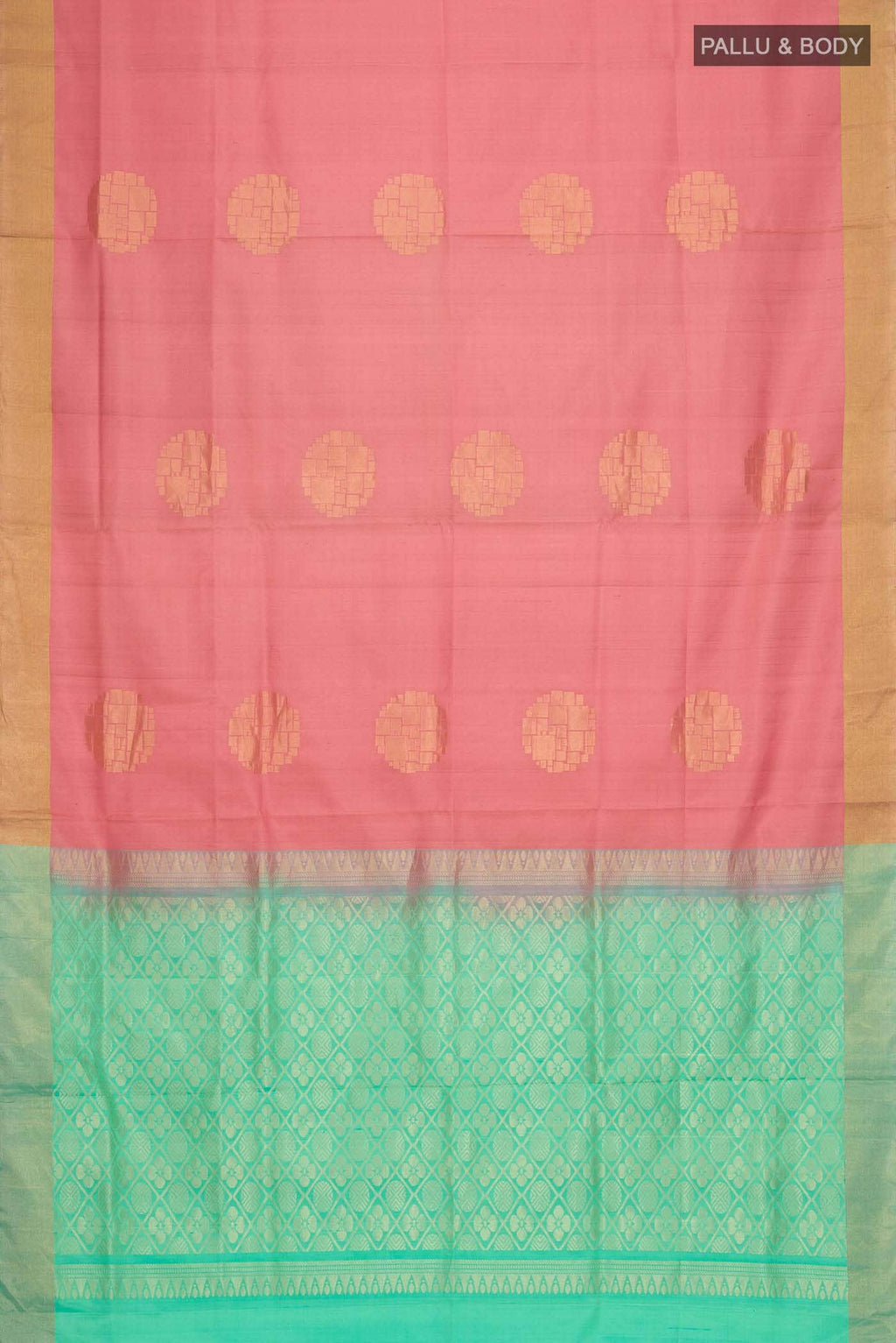 Coral Soft Silk Saree