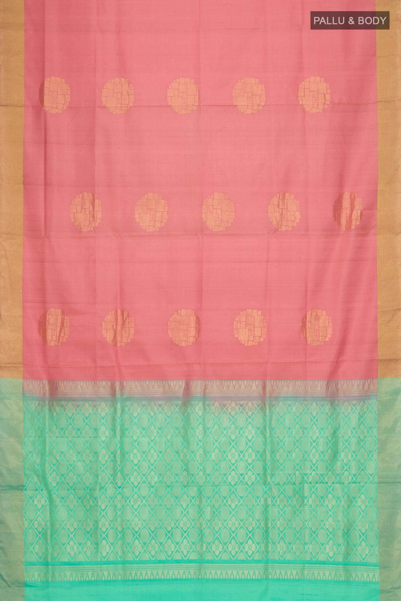 Coral Soft Silk Saree