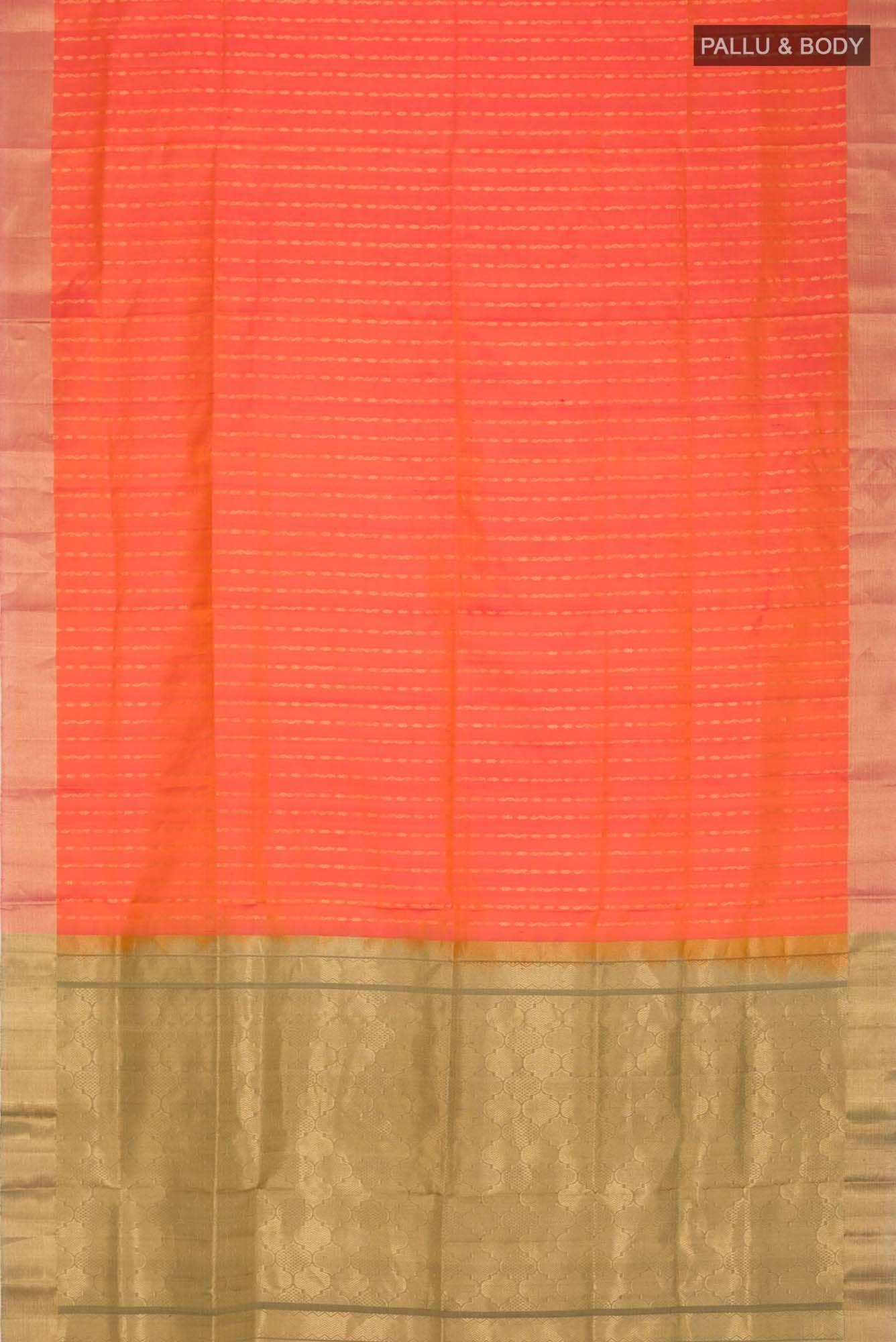Orange Soft Silk Saree