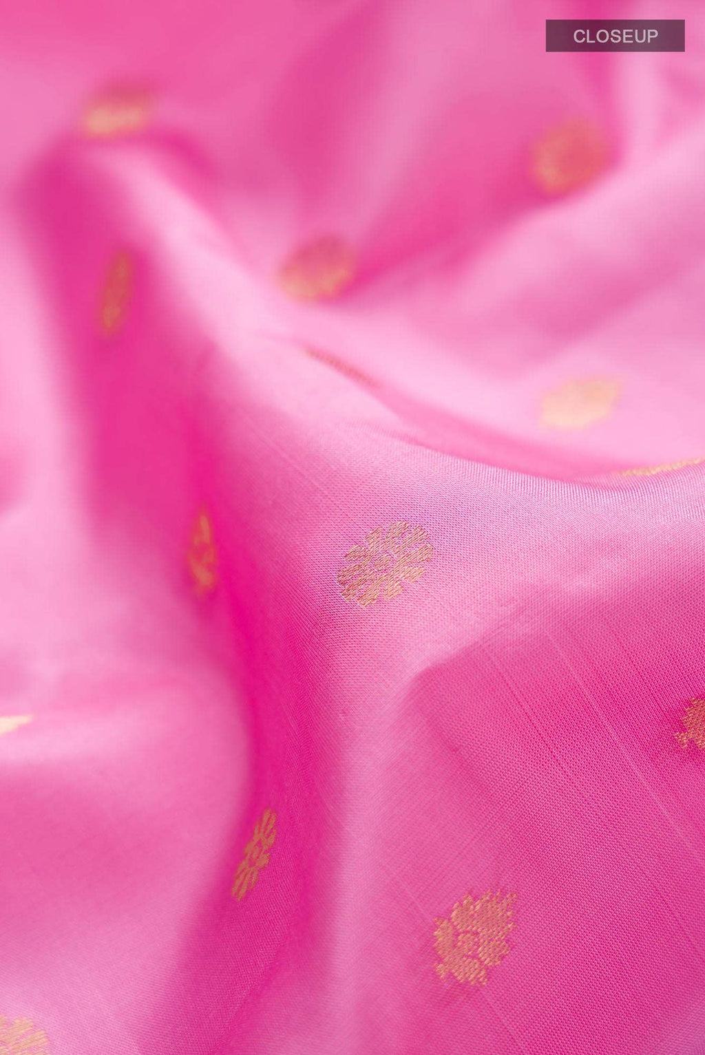 Pink Kanchipuram Silk Saree