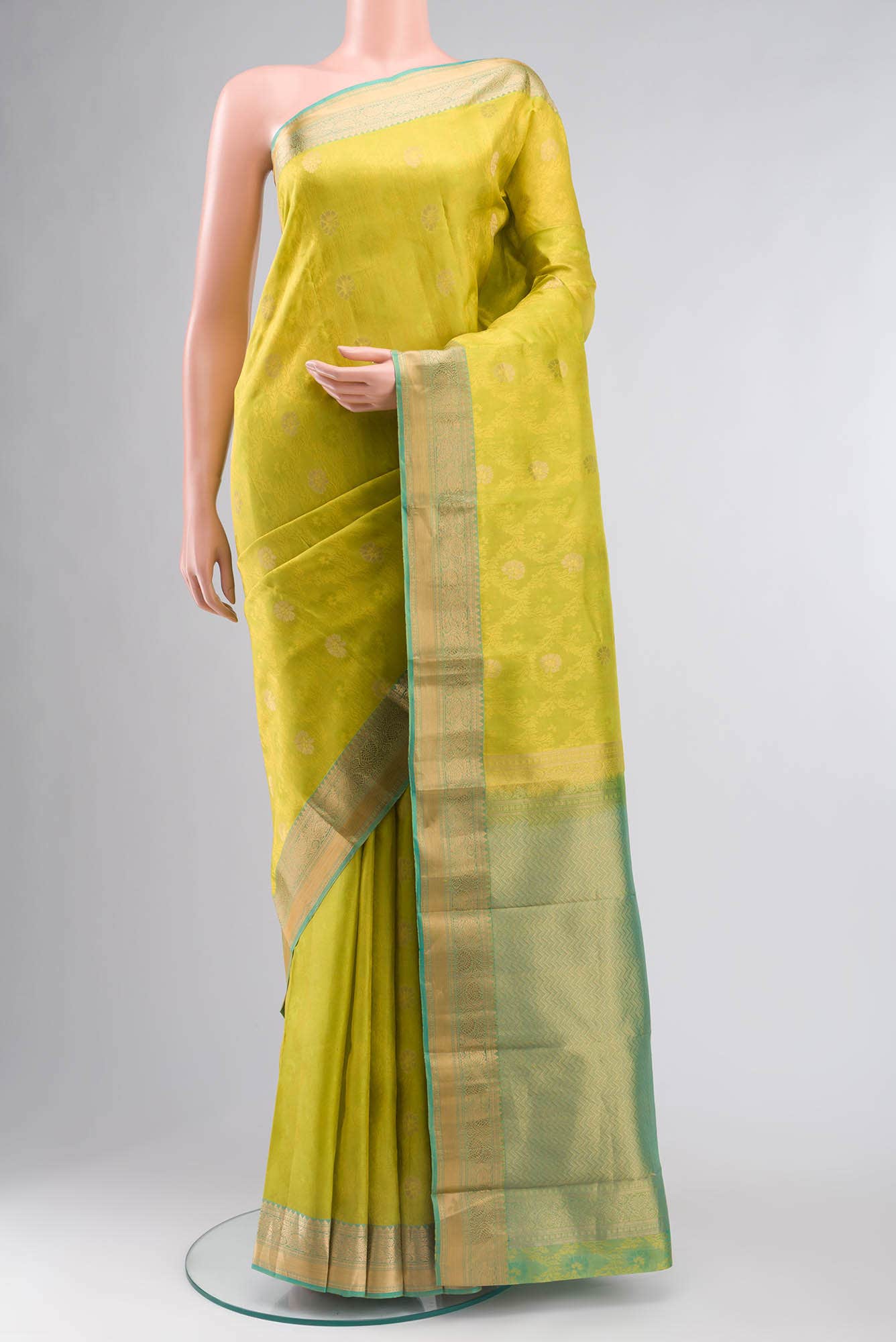 Green Kanchipuram Silk Saree
