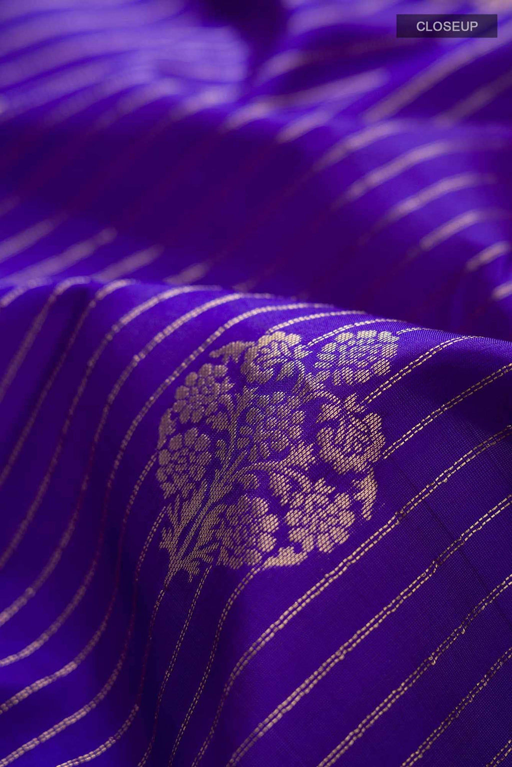 Blue Kanchipuram Silk Saree