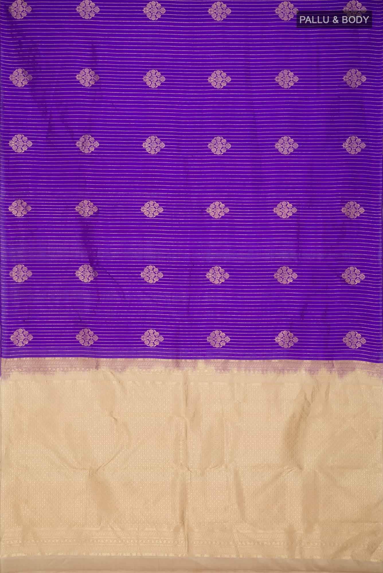 Blue Kanchipuram Silk Saree