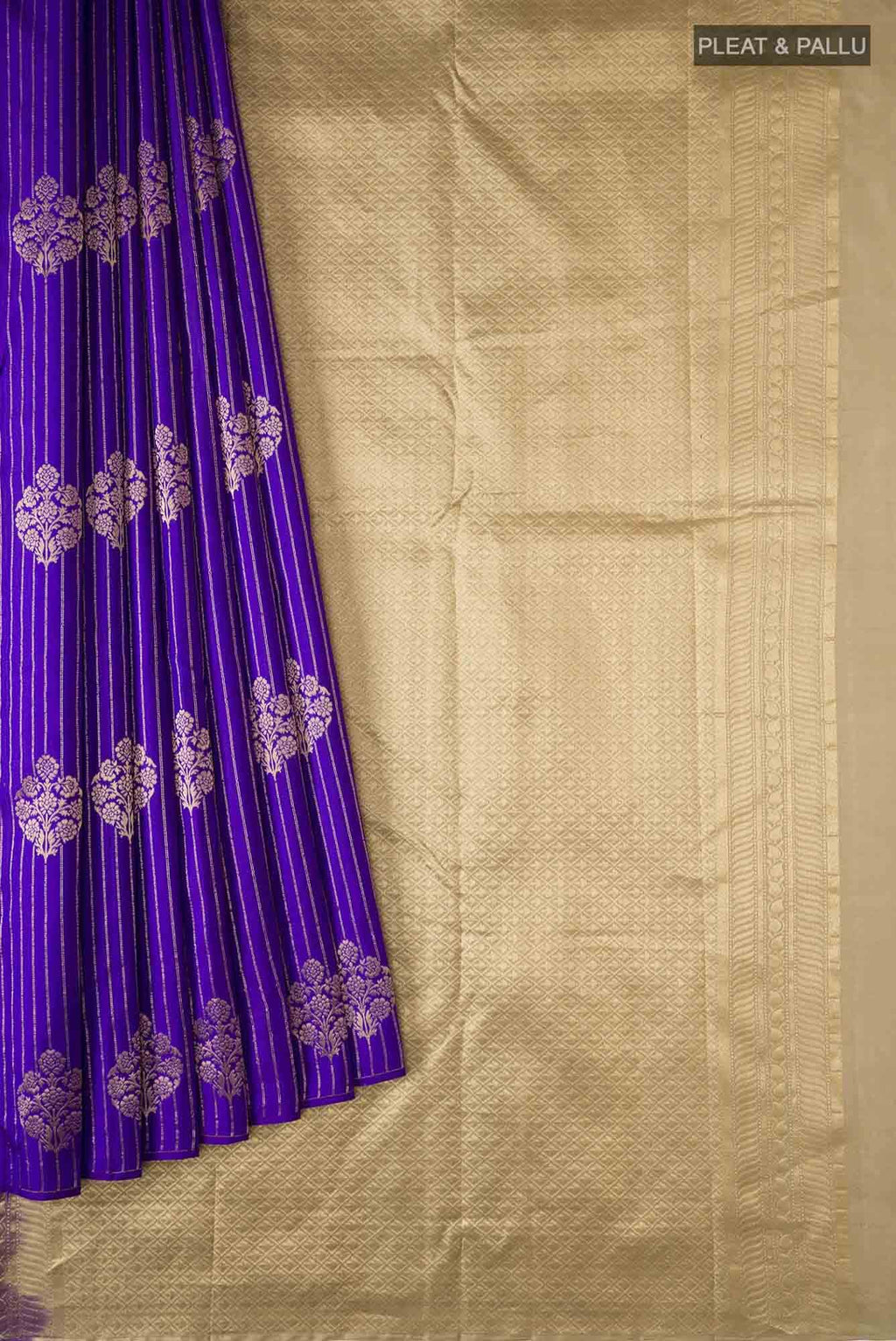 Blue Kanchipuram Silk Saree
