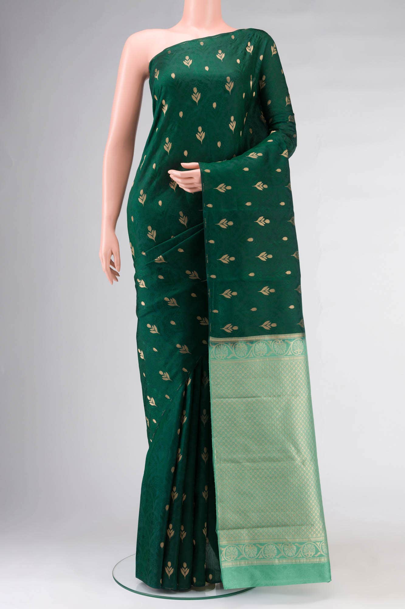 Green Kanchipuram Silk Saree