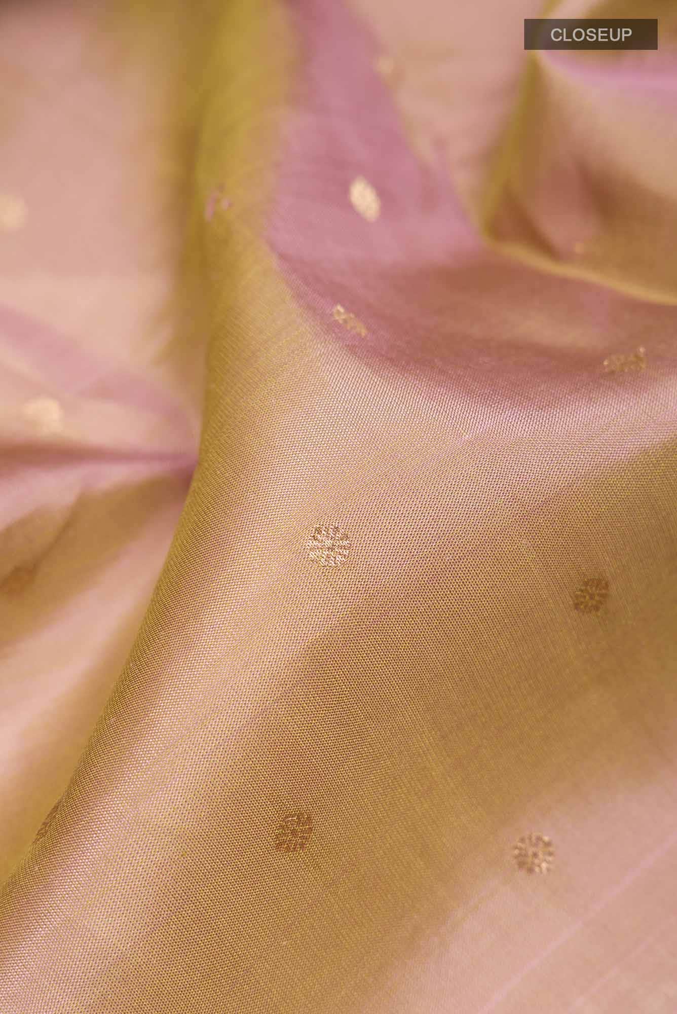 Beige Kanchipuram Silk Saree