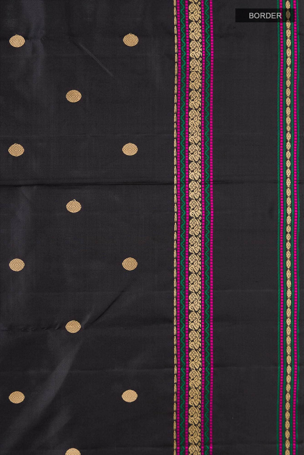 Black Kanchipuram Silk Saree