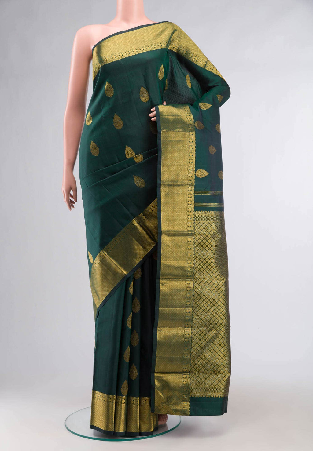 Green Kanchipuram Silk Saree