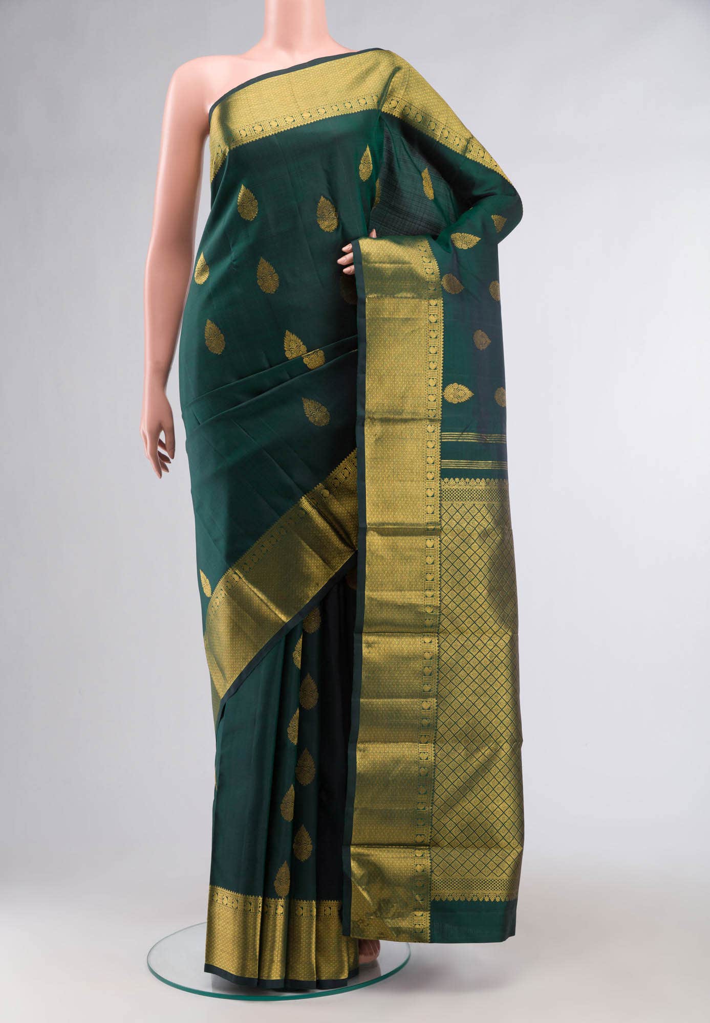 Green Kanchipuram Silk Saree