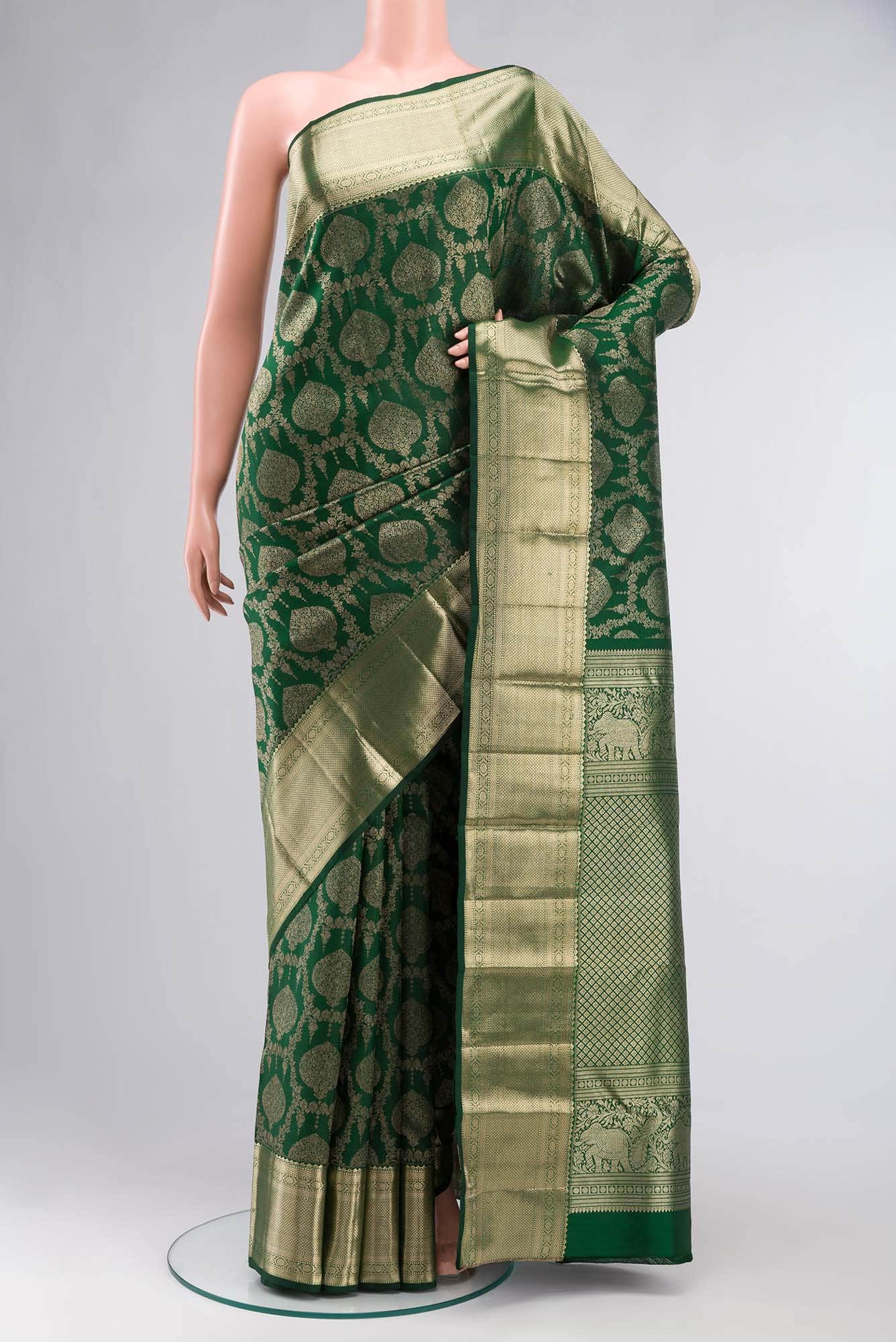 Green Kanchipuram Silk Saree