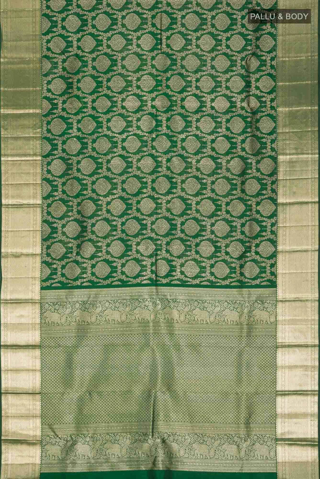 Green Kanchipuram Silk Saree