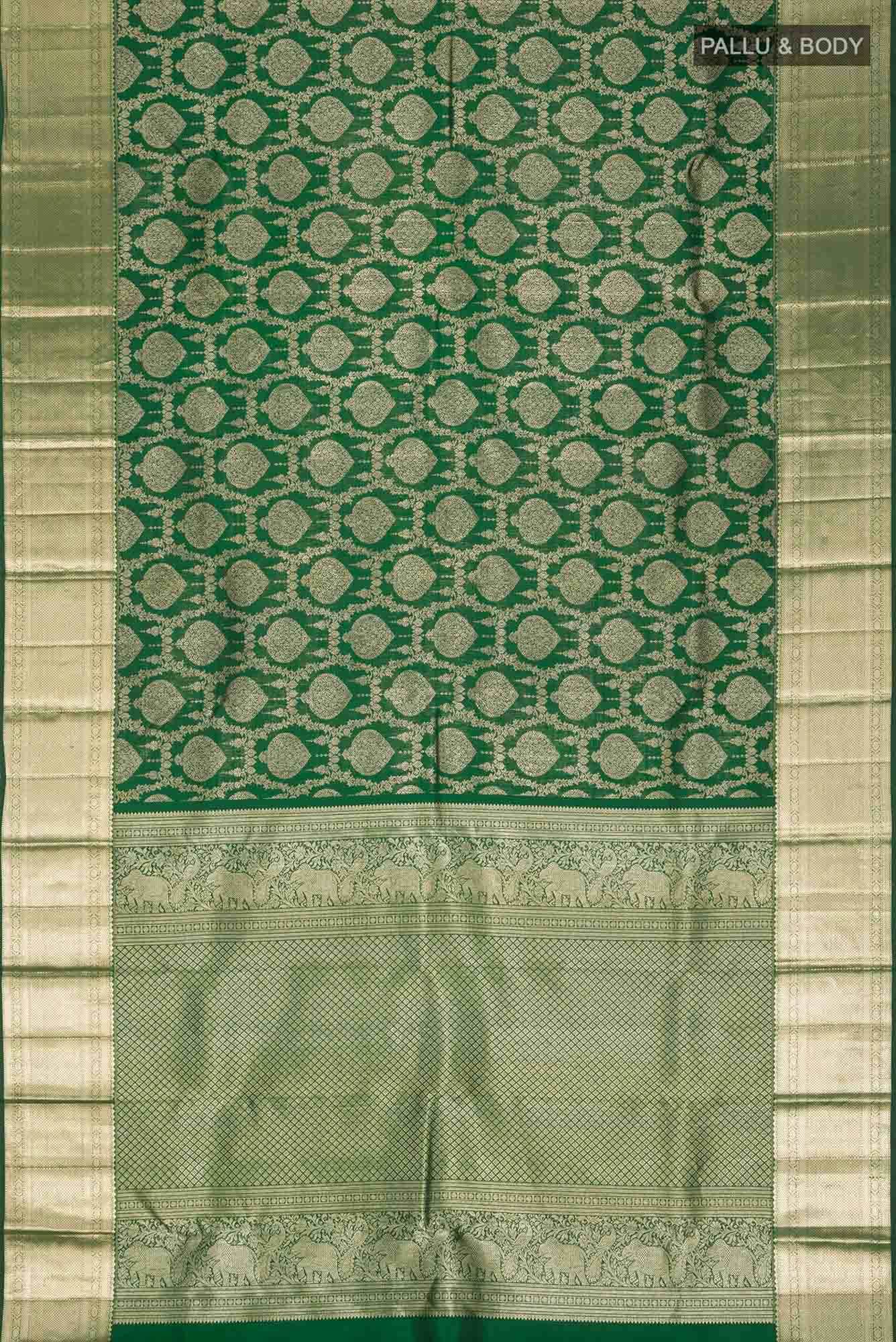 Green Kanchipuram Silk Saree