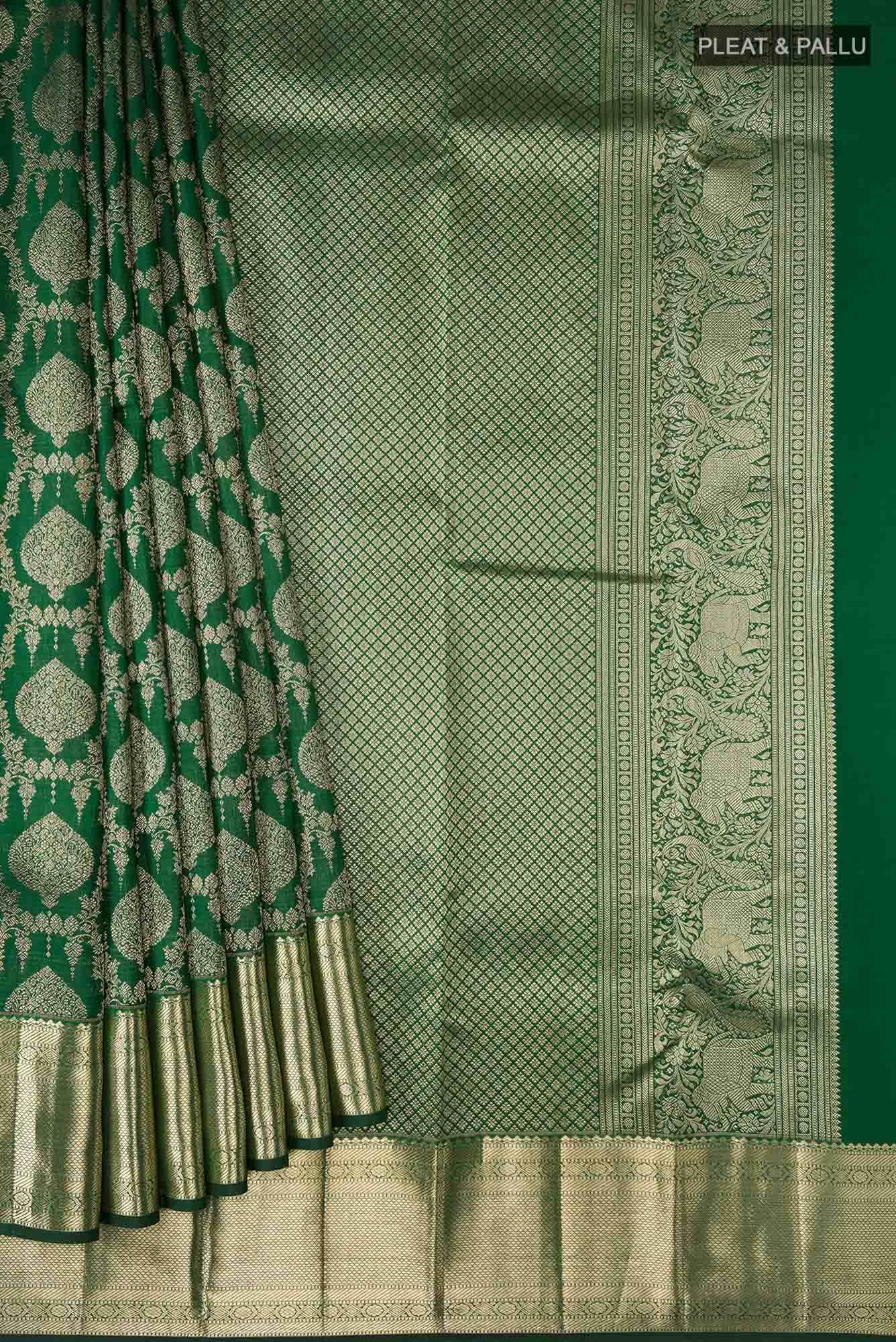 Green Kanchipuram Silk Saree