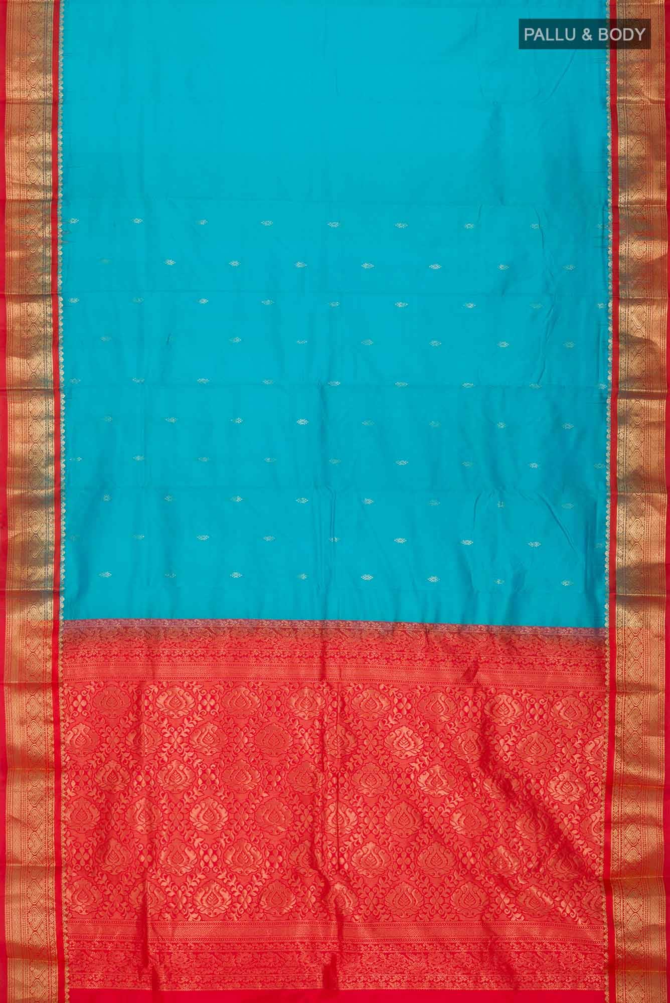 Blue Bangalore Silk Saree