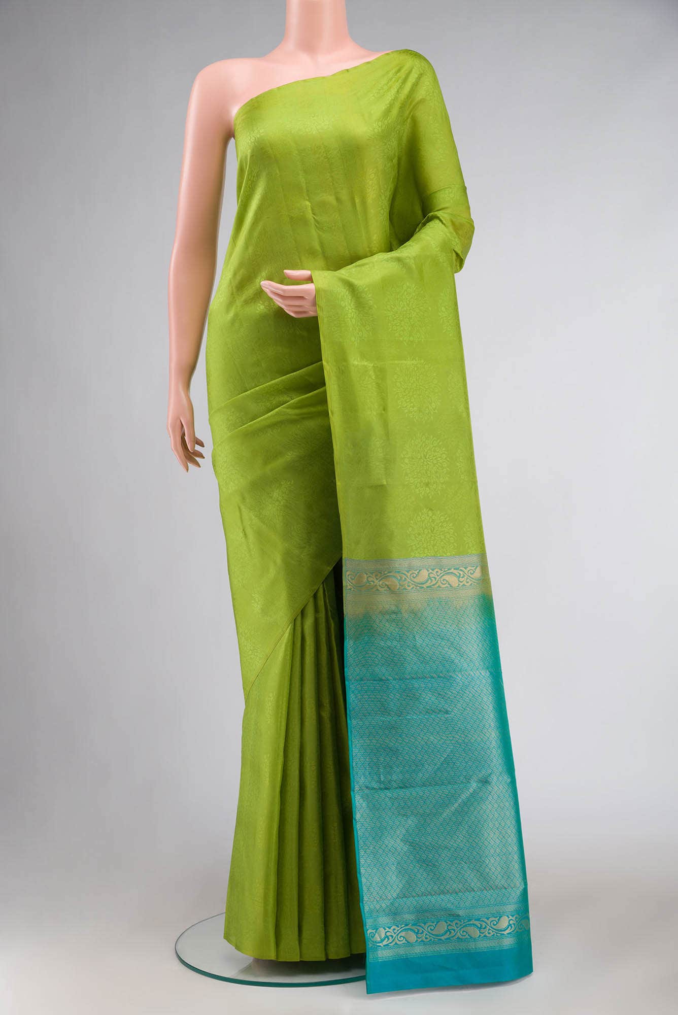 Green Kanchipuram Silk Saree