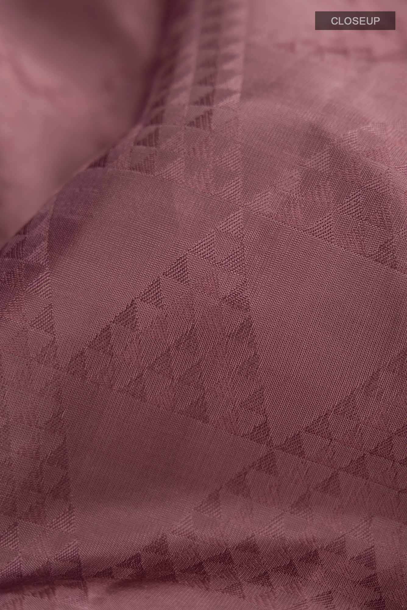 Dark Mauve Kanchipuram Silk Saree