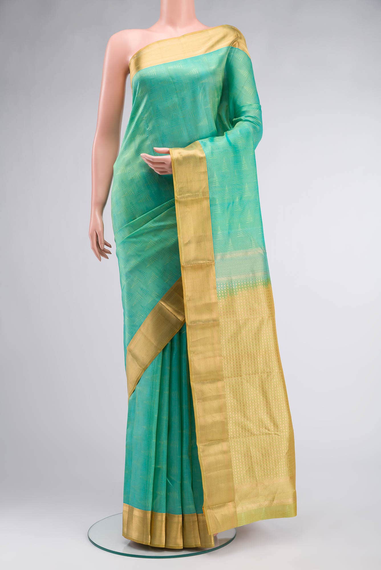 Green Kanchipuram Silk Saree