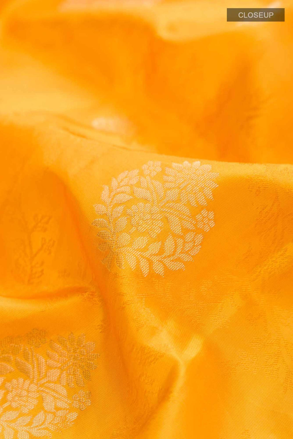 Yellow Kanchipuram Silk Saree