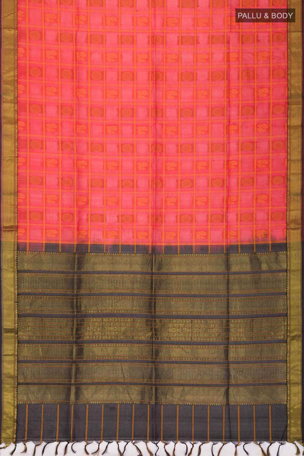 Red Silk Cotton Saree