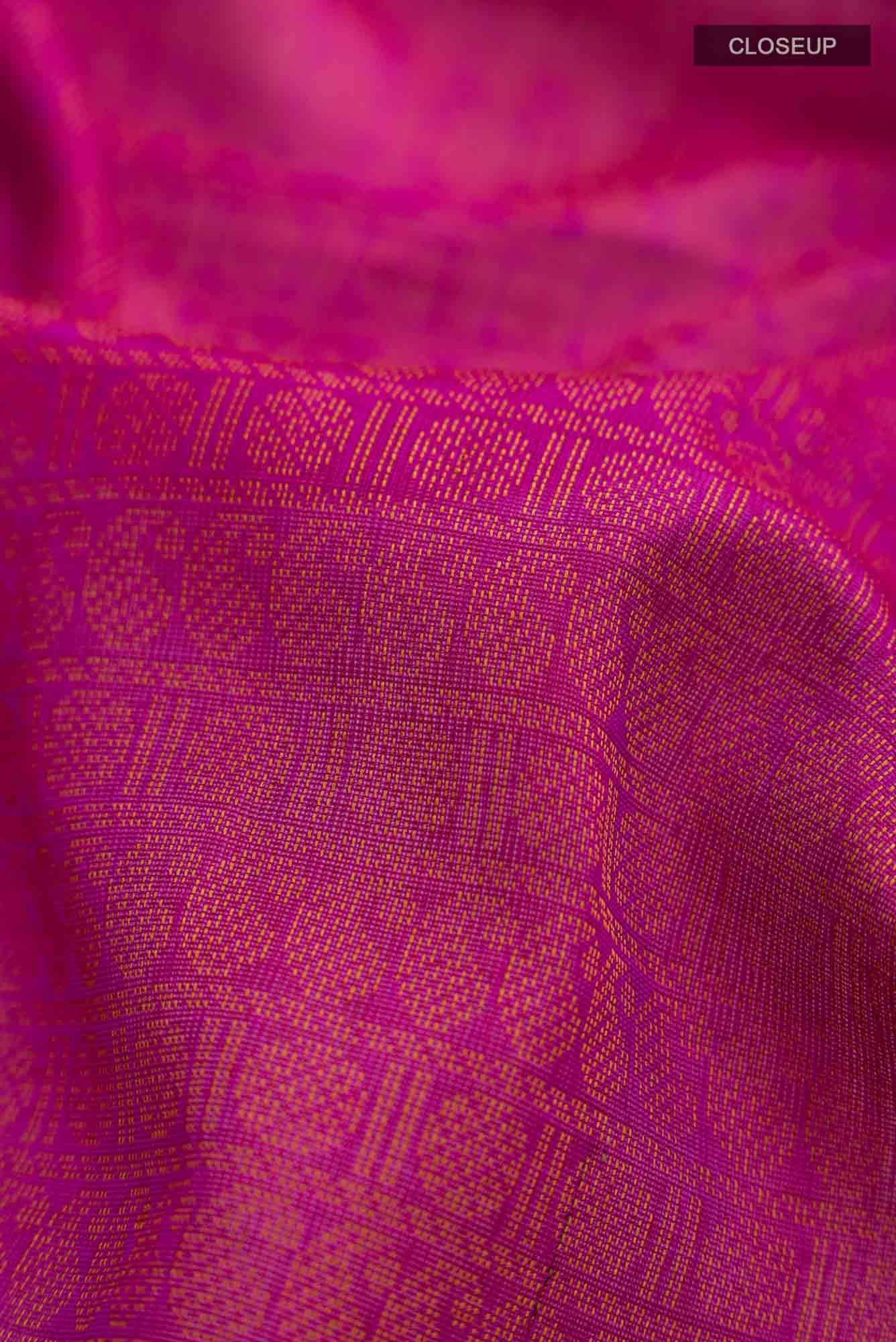 Magenta Silk Cotton Saree