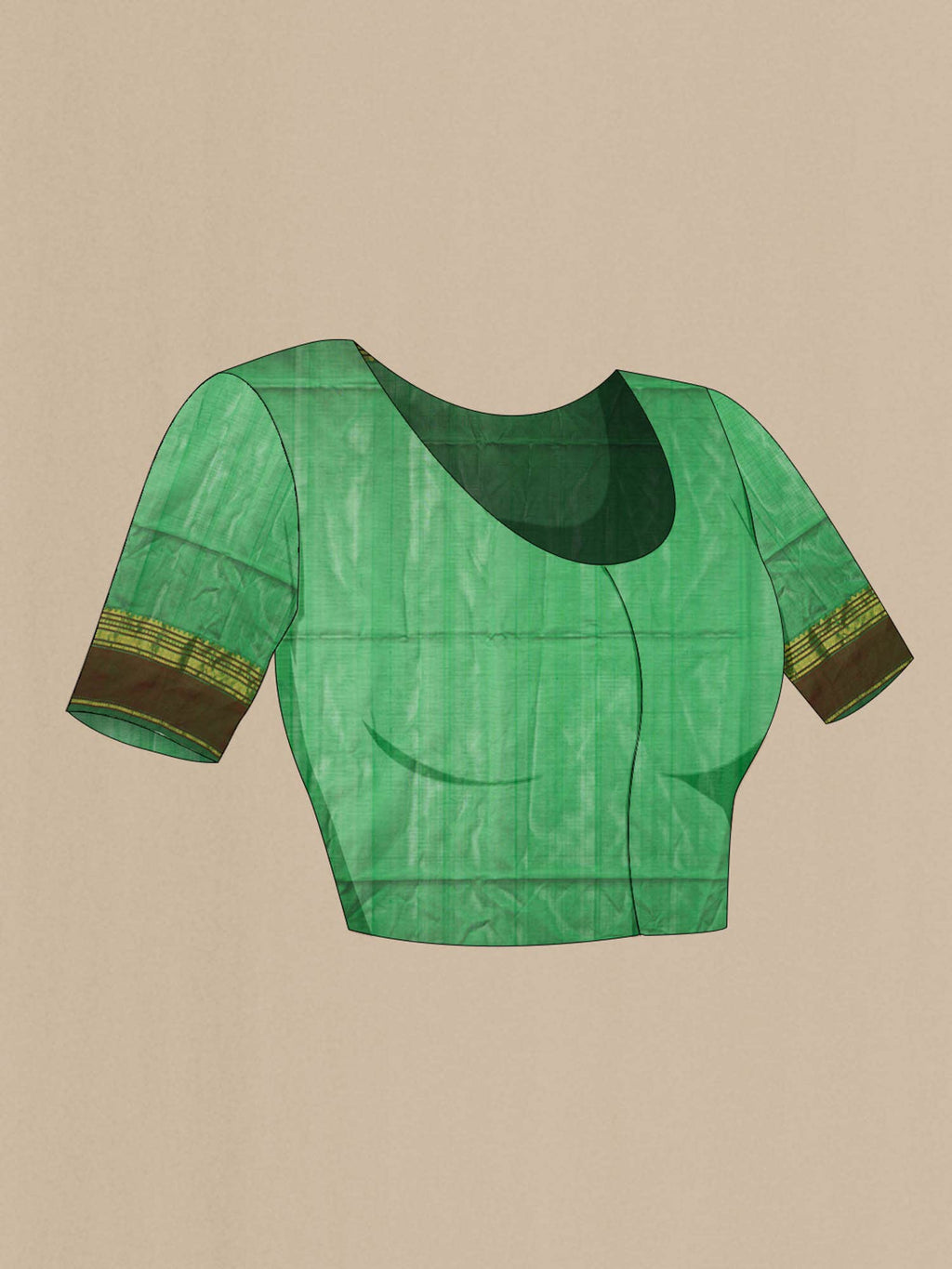Parrot Green Coimbatore Silk Cotton Saree