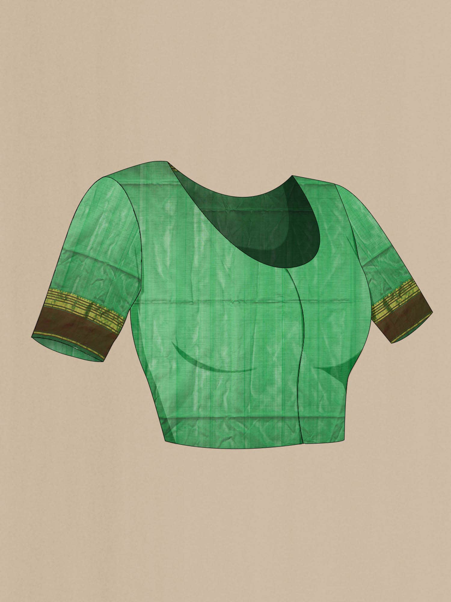 Parrot Green Coimbatore Silk Cotton Saree