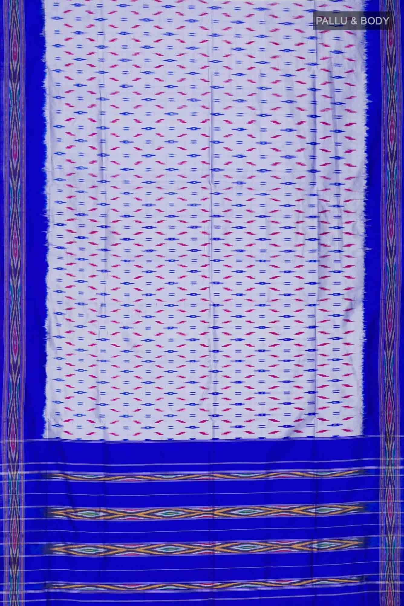 Light Blue Pochampally Silk Saree