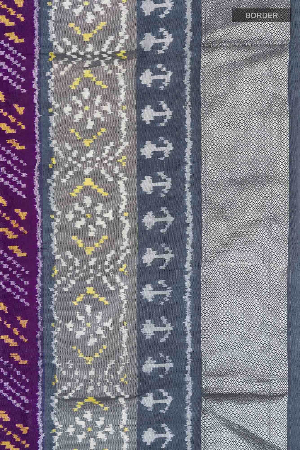 Violet Pochampally Silk Saree