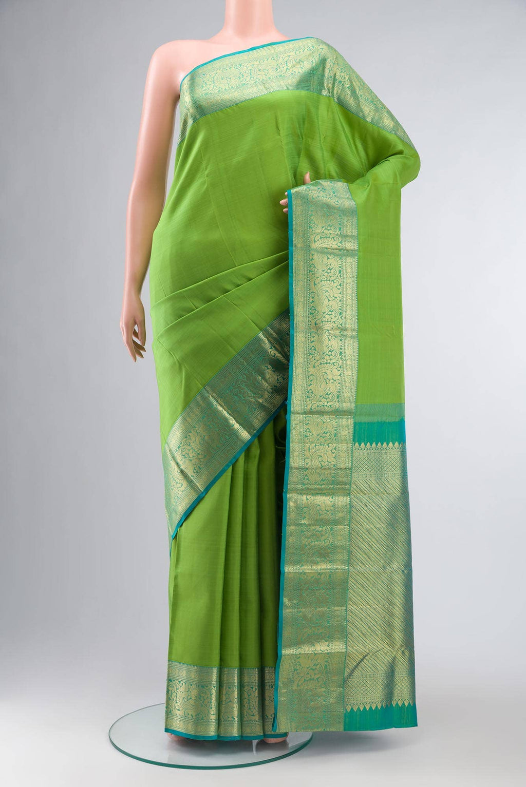 Green Kanchipuram Silk Saree
