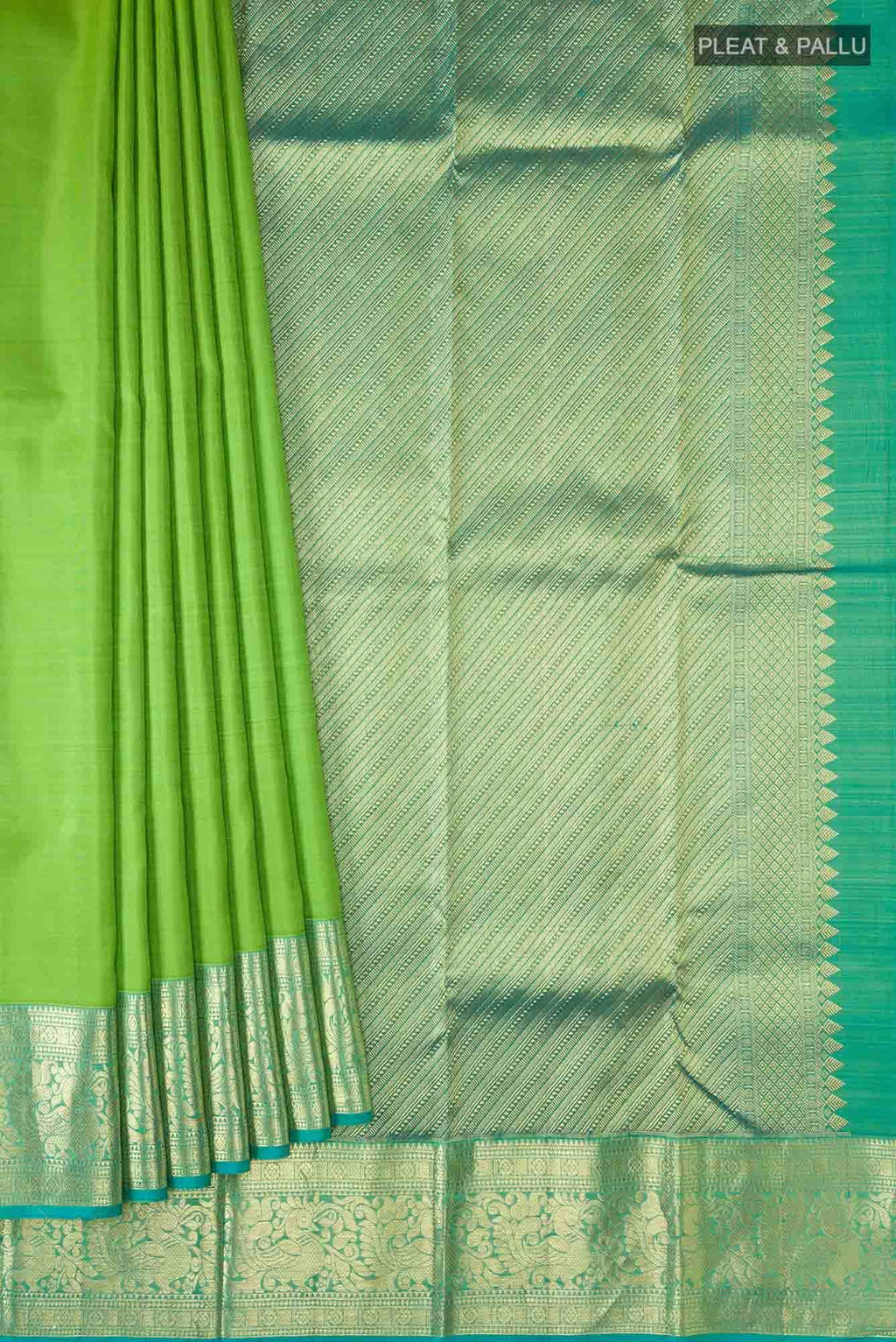 Green Kanchipuram Silk Saree