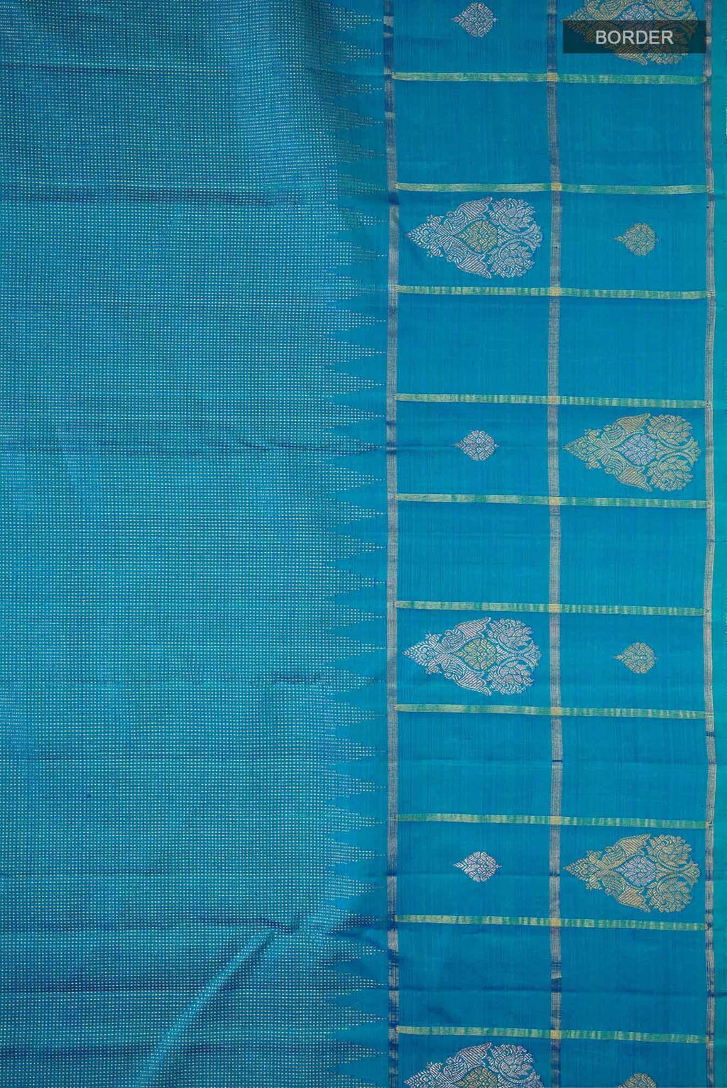 Blue Kanchipuram Silk Saree