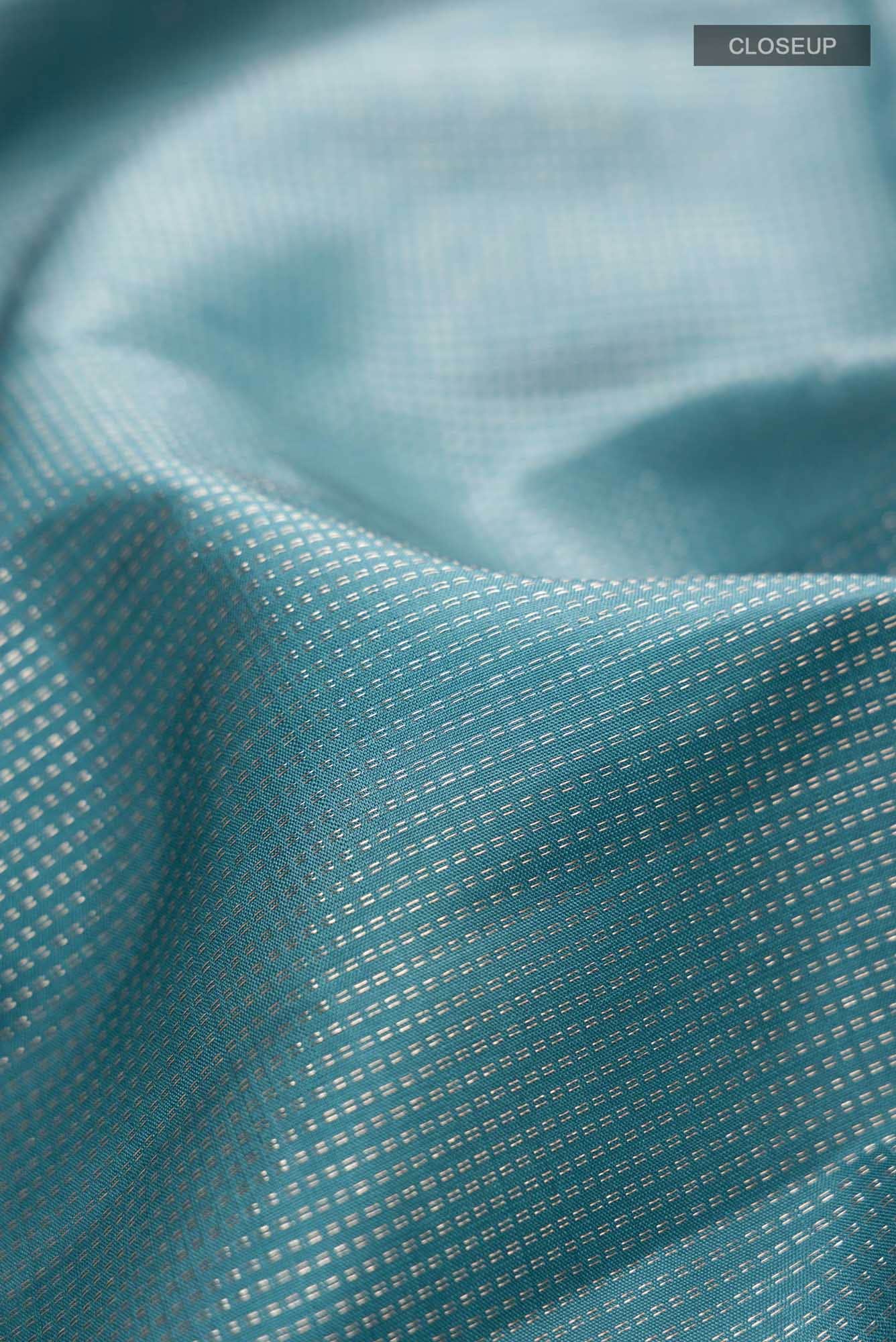 Blue Kanchipuram Silk Saree