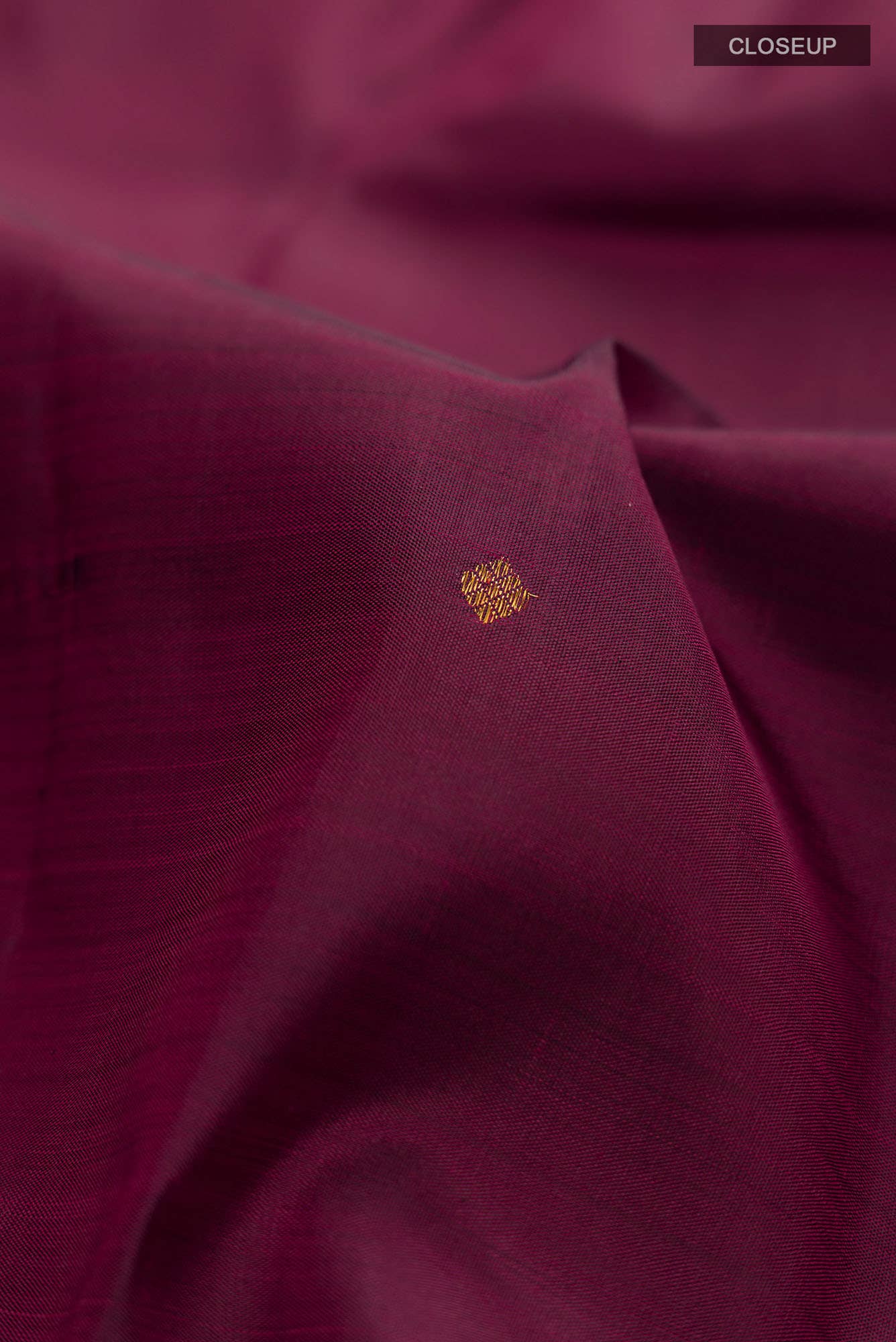 Maroon Kanchipuram Silk Saree