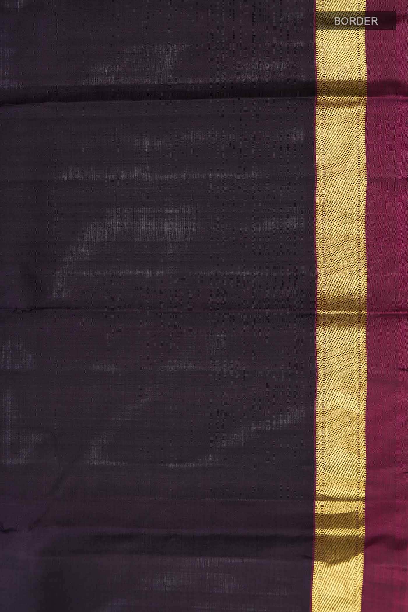 Black Kanchipuram Silk Saree
