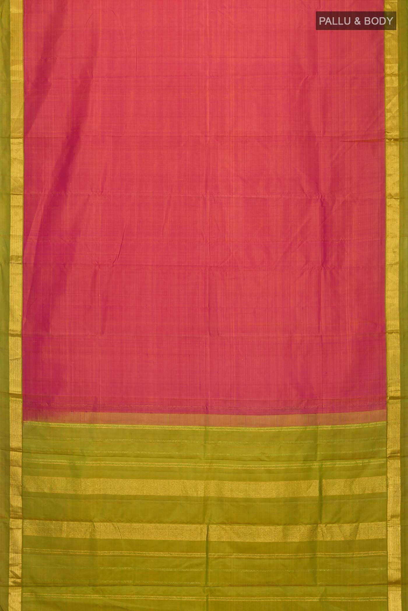 Pink Kanchipuram Silk Saree
