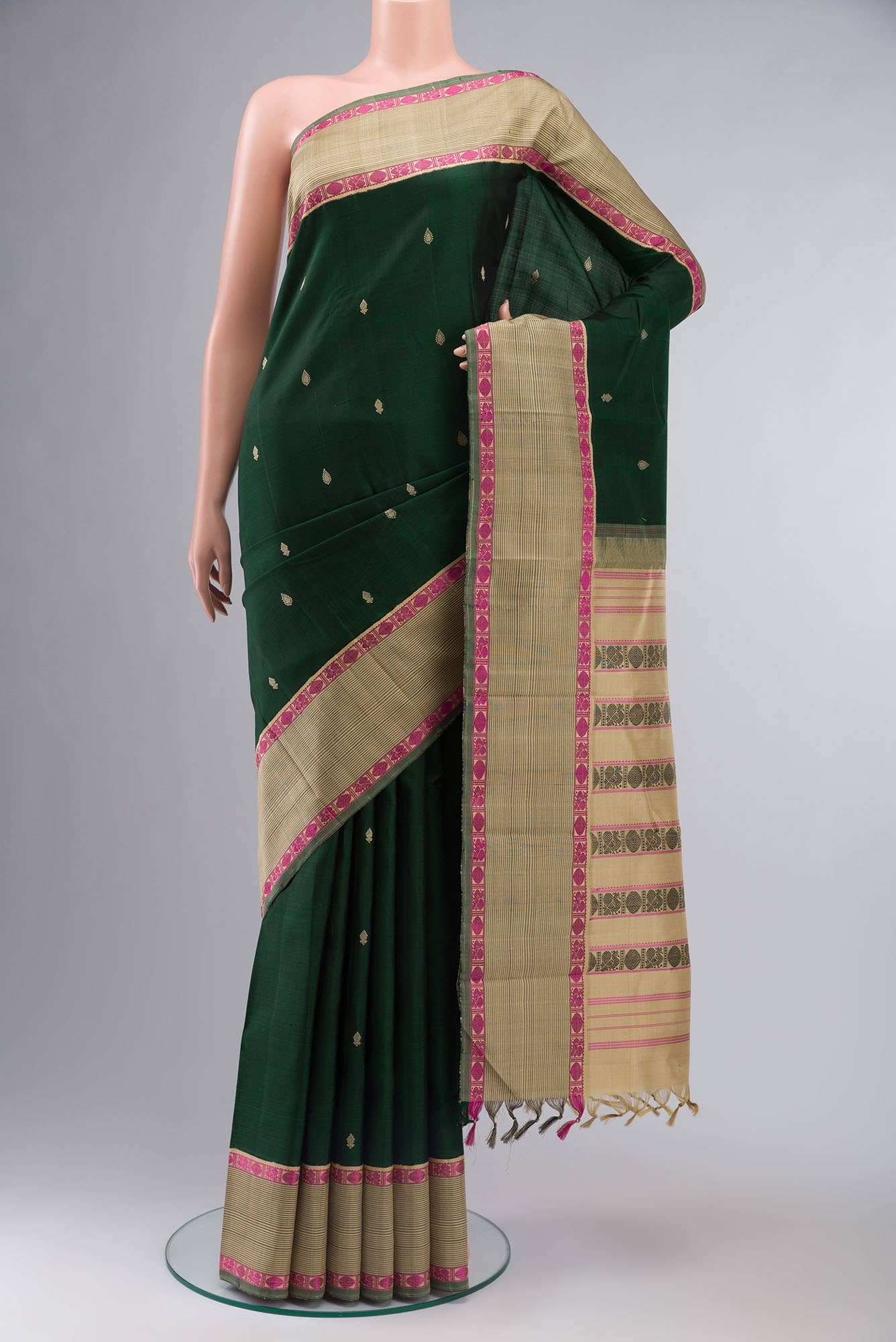 Green Kanchipuram Silk Saree