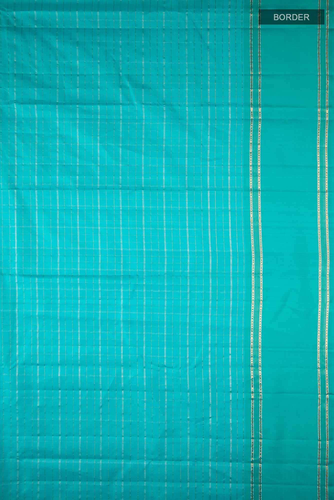 Blue Kanchipuram Silk Saree