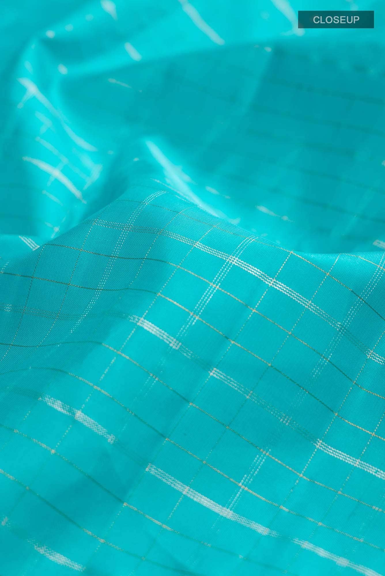 Blue Kanchipuram Silk Saree
