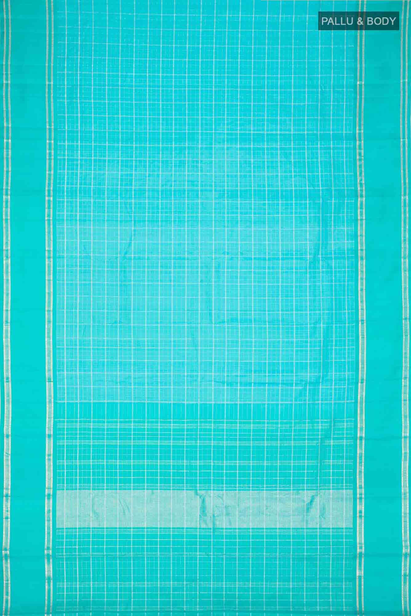 Blue Kanchipuram Silk Saree