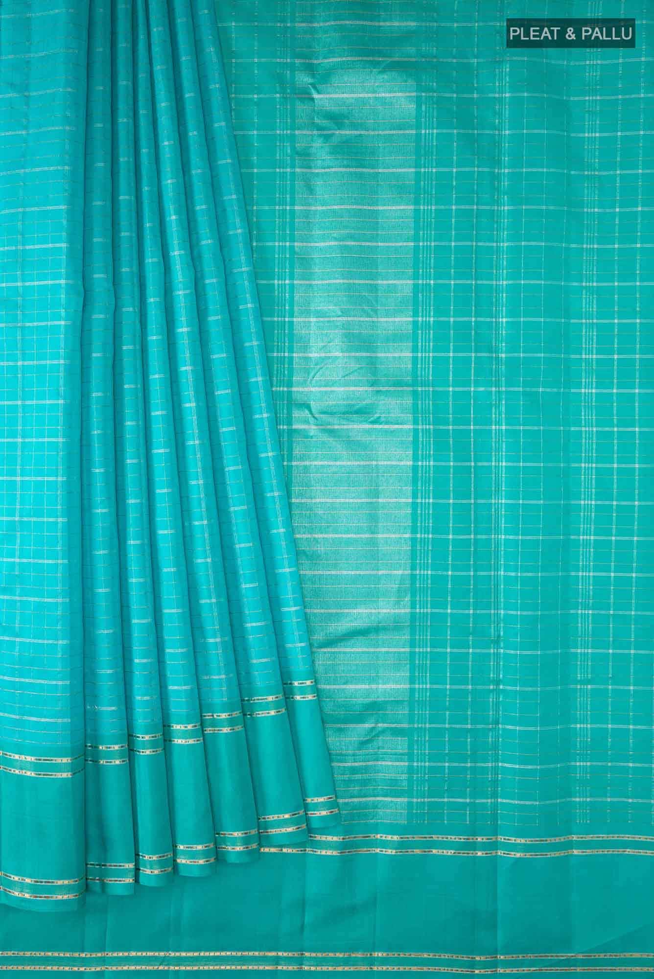 Blue Kanchipuram Silk Saree