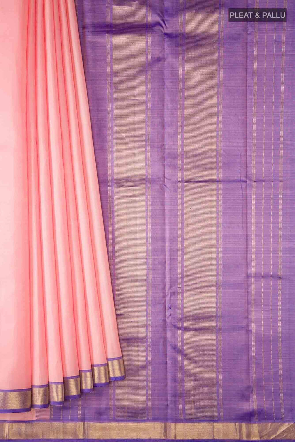 Pink Kanchipuram Silk Saree