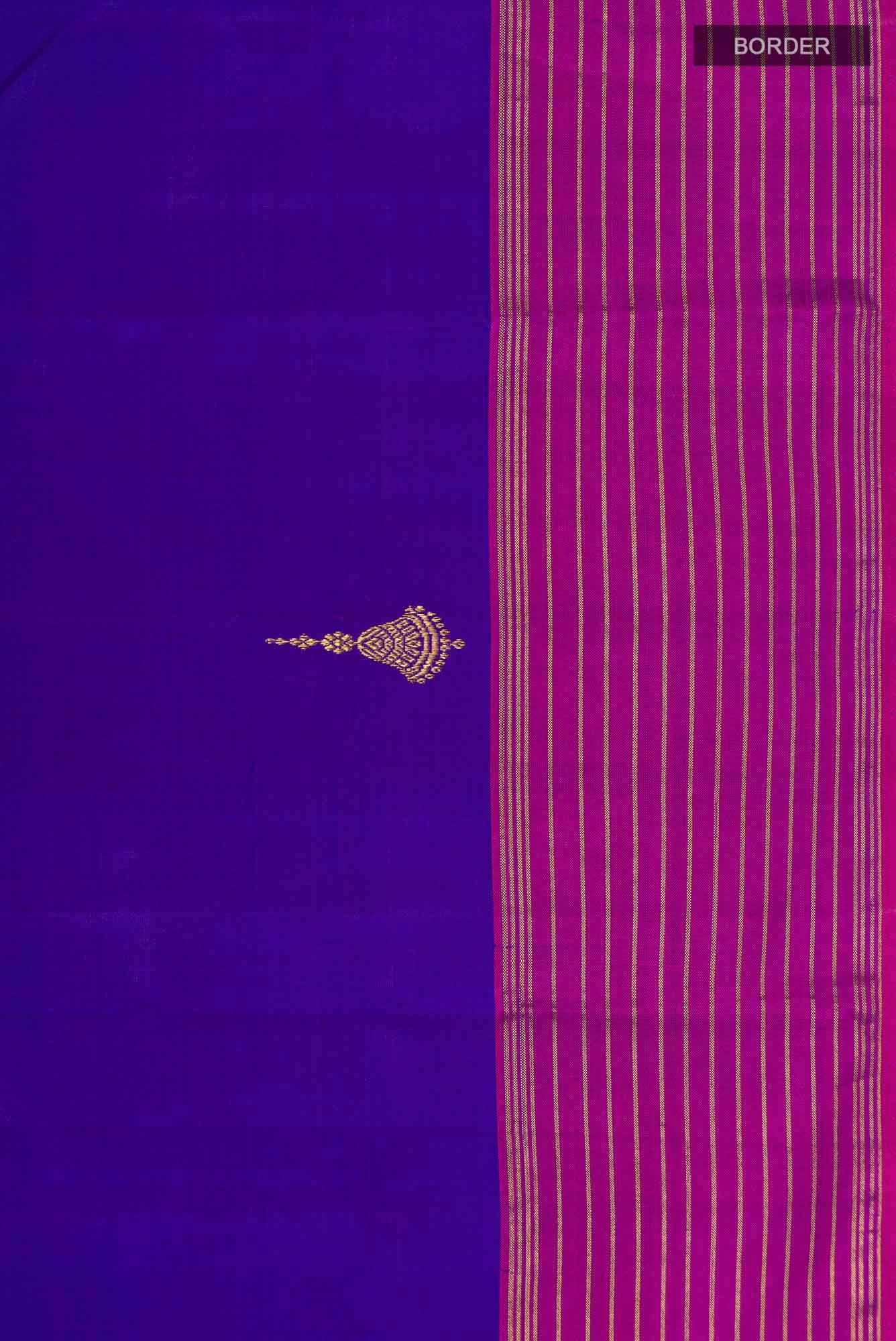 Blue Kanchipuram Silk Saree