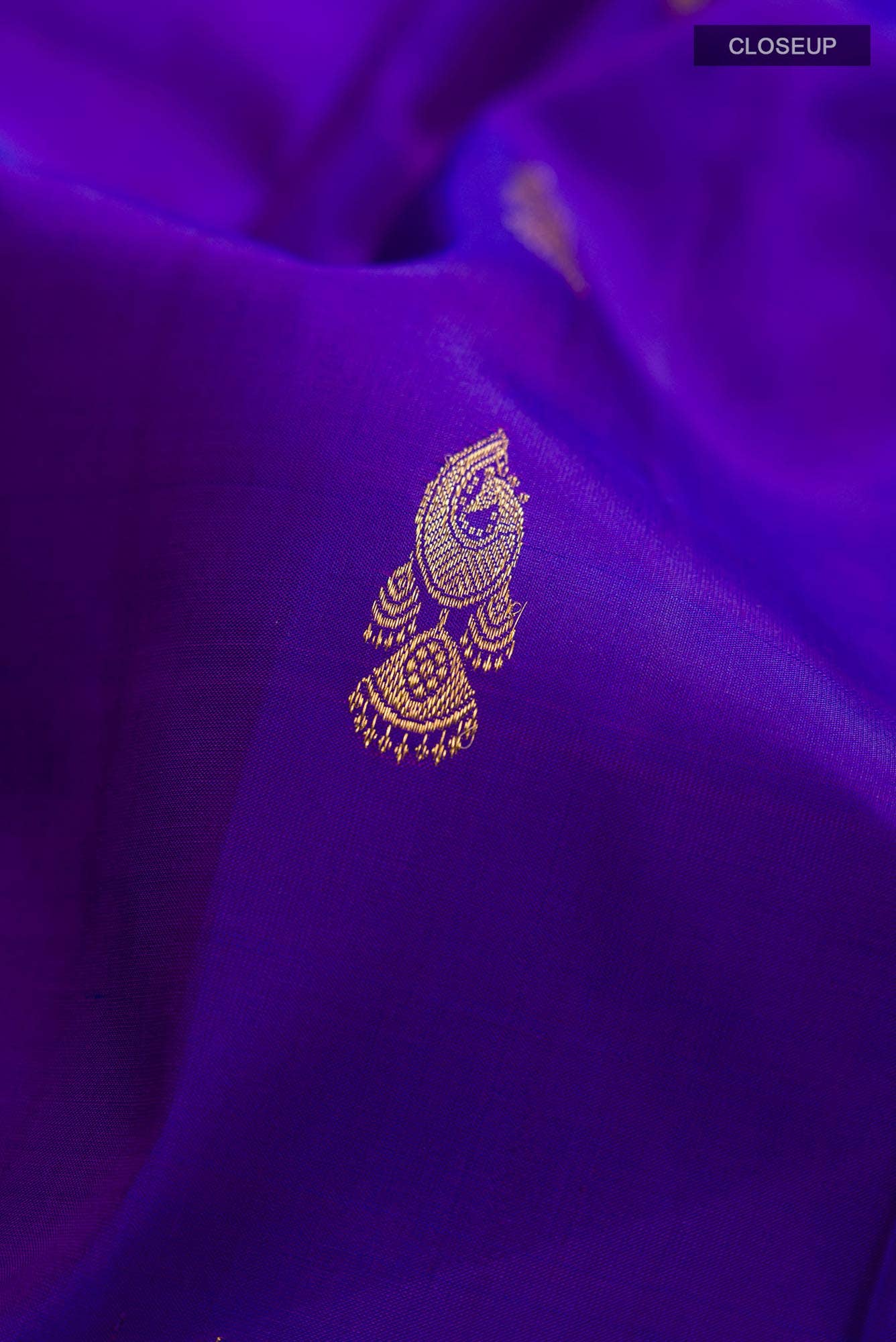 Blue Kanchipuram Silk Saree