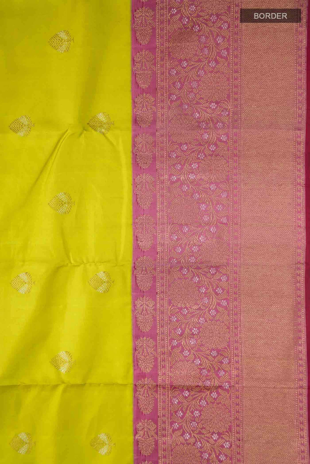Pure Silk Pure Zari Green Kanchipuram Saree