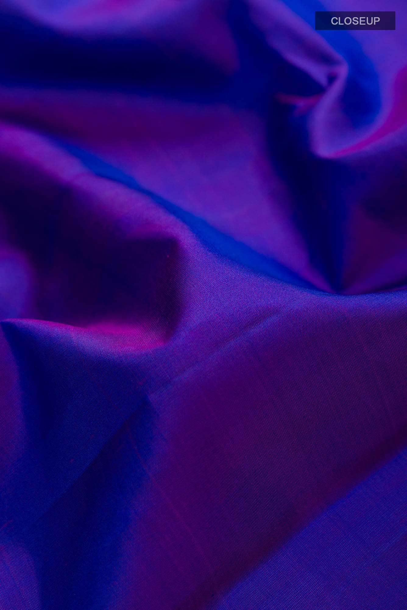 Blue Kanchipuram Silk Saree